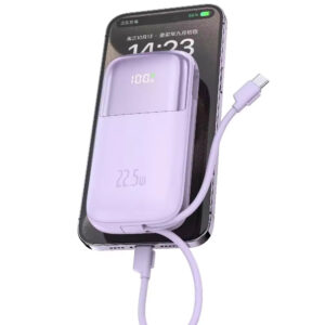Custom Powerbank 2024 - 2-in-1 10000mAh Power Bank with Built-In Cable and PD 20W Fast Charging Mobile Charger