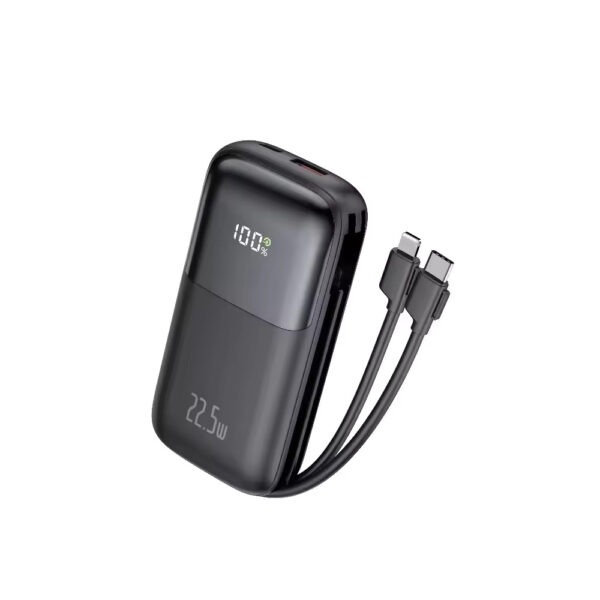 Custom Powerbank 2024 - 2-in-1 10000mAh Power Bank with Built-In Cable and PD 20W Fast Charging Mobile Charger - Image 7