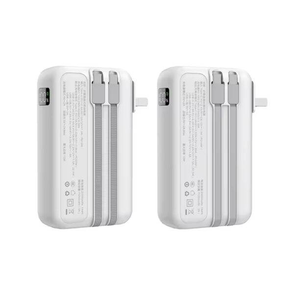 High-Capacity,20000mAh with USB-C and USB-A Ports, Features PD 22.5W and Digital LED Display - Image 6