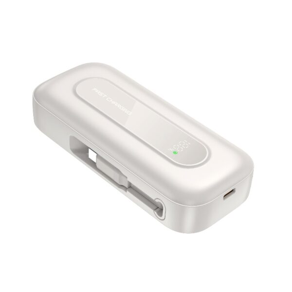 10000mAh Portable Mobile Charger with Built-In Scalable Cables – Power Bank for Phones - Image 5