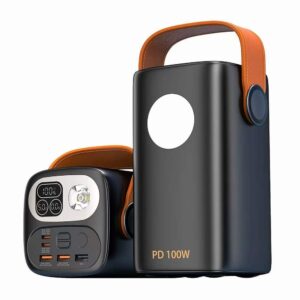 UUK 60000mAh Portable Charger, Dual 100W USB-C & Triple USB-A Ports